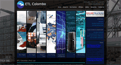 Desktop Screenshot of etlcolombo.com